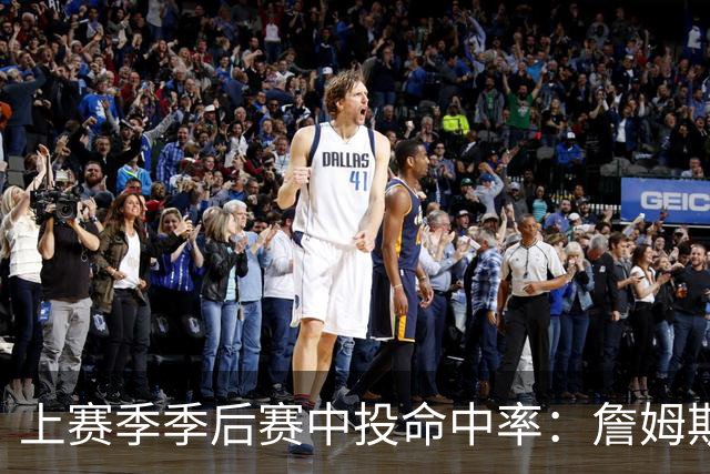 上赛季季后赛中投命中率：詹姆斯第一 恩比德第五 杰伦·布朗第七